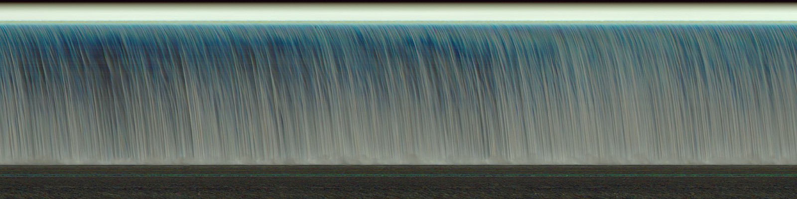 Jay Mark Johnson, SELJALANDSFOSS #1, 2021 RangÃ rthing Eystra, Iceland
archival pigment on paper, mounted on aluminum, 40 x 160 in. (101.6 x 406.4 cm)