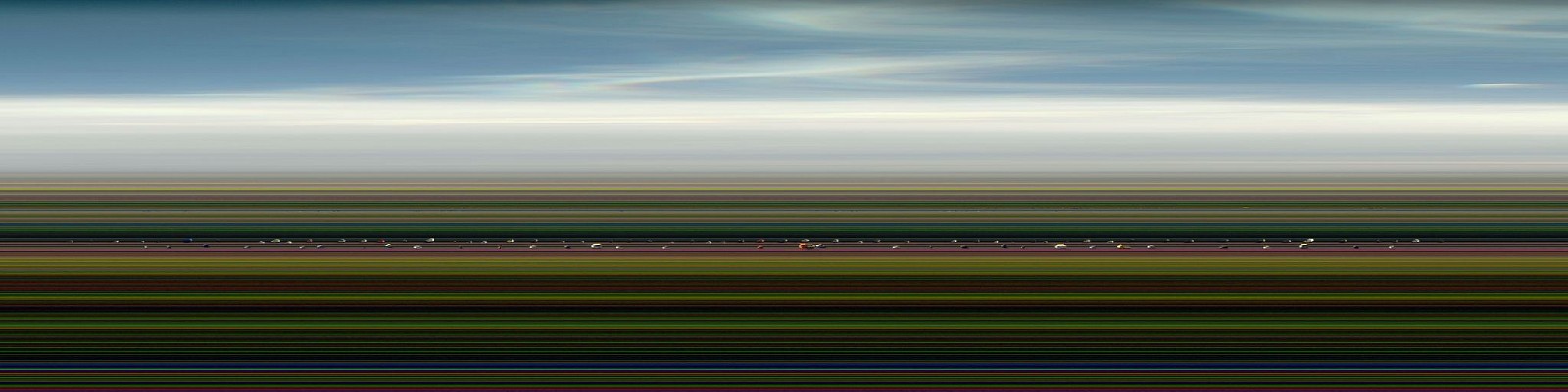 Jay Mark Johnson, CITTA DEI MOTORINI #1, 2008 Roma IT
archival pigment on paper, mounted on aluminum, 40 x 160 in. (101.6 x 406.4 cm)